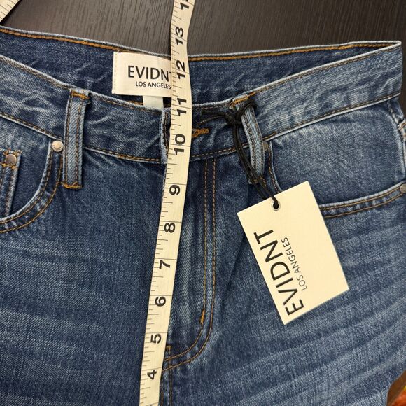 Evident Anthropologie Jeans Womens 26 Ghent Boyfriend Crop Selvedge Los Angeles - Picture 9 of 11